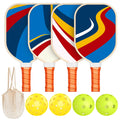 Pickleball Paddles Premium Wood Pickleball Set of 4