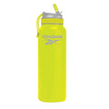 Reebok 32 oz Stainless Steel Insulated Water Bottle with Straw (Yellow)