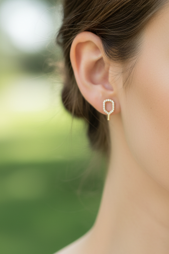 Club Pickleball Dainty Earrings